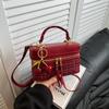Bolsa de Mão Transfronteiriça para Mulheres 2026 Nova Tendência Nicho Bolsa de Trabalho Moda Outono e Inverno Ombro Único Transversal Pequena Quadrada