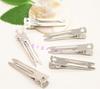 Fabricantes mayoristas de horquillas realmente sujetan 4.5cm doble tenedor pico de pato galvanoplastia adorno para la cabeza de niños horquilla de metal bienvenido a preguntar