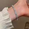 Pulsera Redonda de Zirconia Chapada en Oro Real de 14K Pulsera Retro de Gama Alta Pulsera de Diseño Simple de Nicho Venta al por Mayor para Mujeres