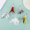 Cabeza de Repuesto para Varita Teaser para Gatos, Juguete para Gatos Cabeza de Plumas, Plumas Creativas Multicolor, Auto-Entretenimiento para Gatos, Suministro Exclusivo Transfronterizo