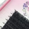 0.05 Pestañas Postizas Redondas de Doble Capa con Efecto Blooming en V, Pestañas Multicapa para Salones de Belleza, Extensiones de Pestañas de Pelo Suave