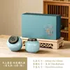 Nuevo Estilo Cerámica Recipiente para Té de Caqui, Regalo Creativo Navideño, Set de Caja de Regalo, Caja Vacía al por Mayor