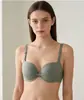 Sudeste Asiático Atacado Transfronteiriço Novo Estilo Sutiã com Aro Cor Sólida Canelado Ajustável Confortável Respirável Levanta-Busto Roupa Íntima