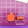 Serie de dibujos animados de Halloween fantasma calabaza calavera accesorios de resina DIY tocado horquilla carcasa para teléfono móvil parche para taza de agua