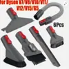 Adecuado para Accesorios de Aspiradora Dyson V7/V8/V10/V11 Boquilla de Succión Plana Larga Cepillo para Colchón Cepillo para Ranuras Ancho de la Boquilla