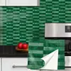TS374-393 Pegatina de patrón de ladrillo transfronterizo, pegatina de imitación de azulejo para decoración de renovación del hogar y la cocina, pegatina de pared impermeable autoadhesiva