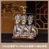Vaso de licor de alta calidad Dispensador de vino traje Hogar Creativo Vaso de vino pequeño Utensilios de vino de hoja de oro de lujo ligero de alto valor