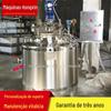 Reator de aquecimento de silicone Pu de 50L pequeno reator experimental reator de vácuo de poliuretano