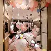 Propuesta de San Valentín Decoración Interior de Gama Alta Decoración de Gatito Set Completo Fondo para Confesión Sorpresa Tablero KT