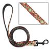 Procesamiento de tela de poliéster floral pequeña nueva personalizada de Amazon, cincha negra fuerte resistente al desgaste, collar universal para gato y perro