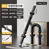Barra de entrenamiento de fuerza para brazos ajustable en cinco niveles, 20-70 kg, con resortes engrosados, para uso en casa, diseñada para el entrenamiento de fuerza de brazos para hombres