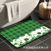 Alfombra de Piso para Baño Estilo Nórdico para Uso en el Hogar, Resistente a Manchas, Fácil de Limpiar, Felpudo Absorbente para Lavabo, Secado Rápido, Alfombra de Puerta Resistente al Desgaste, Transfronterizo