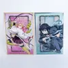 Papel Colorido Acrílico Personalizado de Anime com Efeito Laser Double Flash, Placa de Assinatura Bidimensional, Cartão com Folha de Ouro Personalizado, Mercadoria DIY