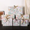 Bolsas de Regalo Exquisitas, Bolsas Tote, Bolsas de Empaque Listas, Bolsas de Papel, Bolsas de Regalo al por Mayor de Flores de Rosa de Comercio Exterior Ángel Jardín
