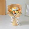 Ramo de Hilo Tejido Transfronterizo, Rosas Simuladas Tejidas a Mano, Regalo de Cumpleaños para Niñas, Mejores Amigas, Día de San Valentín