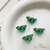 Cuentas de Cristal Checo Pintadas en Oro Doméstico Retro Caracol Pájaro Flor de Durazno Material Hecho a Mano Pulsera Cadena de Teléfono Móvil Accesorios de Joyería