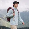 Jaqueta de Lã ao Ar Livre Masculina Lã Polar Aconchegante Roupa Externa Veludo Plus Espessada Outono Inverno Gola Alta Top Versátil Jaqueta Casca Forro