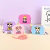 Bolsa transversal 3D de silicone com personagem de desenho animado para crianças, porta-moedas, bolsa portátil para celular, suporta design personalizado
