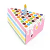 Linda caja de dulces con forma de triángulo creativo, disponible, caja de regalo para fiesta de cumpleaños, Día del Niño