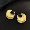 Aretes Colgantes Huecos con Borla Anudada Estilo Coreano para Mujer, Moda Vintage, Hilo para Oreja Simple y Cool, Aretes Elegantes que Afinan el Rostro
