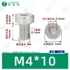 Tornillos Hexagonales Cabeza de Copa Gb7984 Acero Inoxidable 304 Cilíndricos Cabeza Delgada Hexagonales Máquina Tornillos Pernos M2-M12