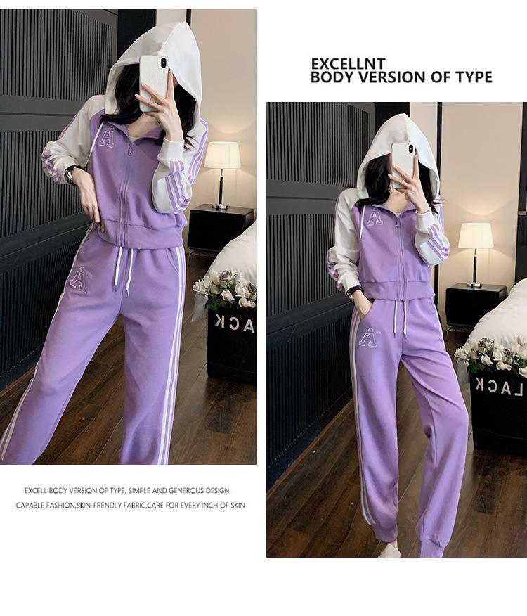 跨境淘货源2023秋季新款街头潮流减龄小个子爆款欧货网红款运动套装休闲运动气质休闲时尚流行新款秋装秋装女装时尚套装套装女装秋季套装女套装女女士运动服女装两件套套装卫衣套装休闲套装秋季套装女装时尚套装盐系休闲套装女装2023百搭设计感小众洋气欧货阿里国际站跨境采购Cross-border, shopping source, foreign trade, export, 2023 fall, new, street trend, explosive, European goods, network red, sportswear, leisure sports, temperament leisure, fashion popular, new autumn wear, autumn women's wear, fashion suit, women's wear, women's wear, women's wear, women's sportswear, women's two-piece, hoodie suit, casual suit, autumn suit, women's wear, Fashion suit salt department, casual suit women's dress, Ali International Station, cross-border procurement