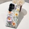 Funda Protectora de Película para Samsung S25 con Diseño Floral Fresco Tridimensional Transfronterizo Funda para Teléfono Anticaídas Galaxy S26Ultra