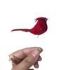 Clip de pájaro Cardenal Rojo de Amazon Adornos Navideños de Cardenal para Árbol Decoración de Muebles con Patas