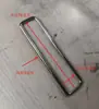 Fivela Quadrada de Metal Venda Direta da Fábrica para Roupas e Bolsas, Fivela de Arame de Ferro Galvanizado, Fivela Quadrada