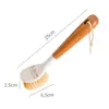 Escova para Panela para Uso na Cozinha Doméstica, Pincel de Óleo Antiaderente para Lavar Louças e Panelas, Escova de Limpeza com Cabo Longo para Remover Gordura e Manchas