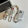 Cordón para Teléfono de Cuerda Encauchada con Estrella Vintage Estilo Ins Antiperdida Antirrobo Cadena de Mano Cruzada Manos Libres