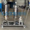 Carro Móvil Acero Inoxidable Filtro de Bolsa Detergente para Ropa Diésel Aceite Comestible de Colza Equipo de Filtración