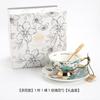 Juego de Té de la Tarde Inglés juego Tetera de Flores Calentador con Velas Juego de Té de la Tarde Francés Tetera de Frutas Taza de Té de Flores juego