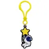 Llavero de astronauta de nave espacial de plástico colgante decoración de bolsa decoración de mochila de dibujos animados Amazon Shein transfronterizo