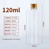 10/30/100ml tapa dorada transparente botella de plástico boca pequeña subbotella transparente PET subbotella para muestra líquida