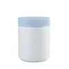 Bote para Proteína en Polvo de 600 ml, Botella de Boca Ancha para Polvo Explosivo de Sal, Envase Cilíndrico de Plástico HDPE de 600 ml para Polvo