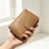 Carteira de órgão de comércio exterior 2024 Ins, porta-moedas feminino, bolsa de couro, cartão, multifuncional, grande capacidade, carteira com zíper para mulheres