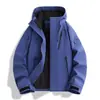 2026 Chaqueta Cortavientos de una Sola Capa para Exteriores para Parejas, Chaqueta Fina para Hombre con Parches de Colores, Transpirable, Cortavientos, Impermeable