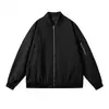 Chaquetas de Primavera y Otoño, Ropa Exterior Casual para Hombre, Cortavientos con Cuello Alto para Exteriores, Uniformes de Béisbol Simples Resistentes al Desgaste, Tops al por Mayor
