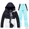 Nuevo traje de esquí de snowboard para hombre y mujer, cálido y grueso, estilo coreano, pantalones de esquí