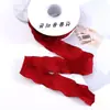 Borde de oreja de cola de pez hilo pequeño fresco cinta plisada cinta de hilo de borde ondulado flor de cinta material de embalaje cinta para ramo