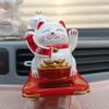 Gato da Sorte Solar Criativo Popular Decoração de Segurança para Carro Decoração de Inauguração Gato da Sorte Grande Acenando para Desktop
