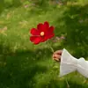 Flor de peonía flor de lana tejida a mano ramo de flores de ganchillo con flores para sostener regalos creativos flores de simulación venta al por mayor
