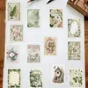 30 Peças de Adesivos de Poster Florais Artísticos Retrô para Caderno Suitcase Garrafa de Água DIY Atacado À Prova d'Água