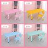 Mesa e Cadeira para Jardim de Infância Mesa Infantil Mesa Plástica para Bebê Mesa Quadrada Longa Pequena Elevatória para Casa Escola Mesa de Jogo Conjunto de Cadeiras