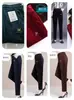 Novas Calças Casuais de Veludo Cotelê Femininas Outono e Inverno Cintura Alta Soltas Emagrecedoras Versáteis Retas Finas de Veludo para Mães de Meia-Idade e Idosas