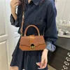 2025 Moda Estilo Coreano Comutador Grande Capacidade Nova Tendência Casual Simples Bolsa Carteiro Uma Alça Transversal Pequena Quadrada