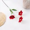 Flores de Seda Tulipa Morandi Suaves de 3 Cabeças para Vaso Doméstico, Arranjos Florais, Decoração de Teto de Casamento, Hastes Longas de Flores Artificiais