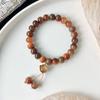 Área Escénica Explosiones Encuentran Dunhuang Pulsera de Mano Bodhi Doble Círculo de Mano para Hombre y Mujer Pulsera de Placa para Jugar Cuerda de Placa de Cuentas de Buda Venta al por Mayor