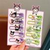 Set de 5 Pinzas de Pato de Dibujos Animados Sanrio para Niños Accesorios para el Cabello de Niñas Pinzas para el Cabello de Bebé Súper Lindas Ins2026 Nuevo Estilo de Verano